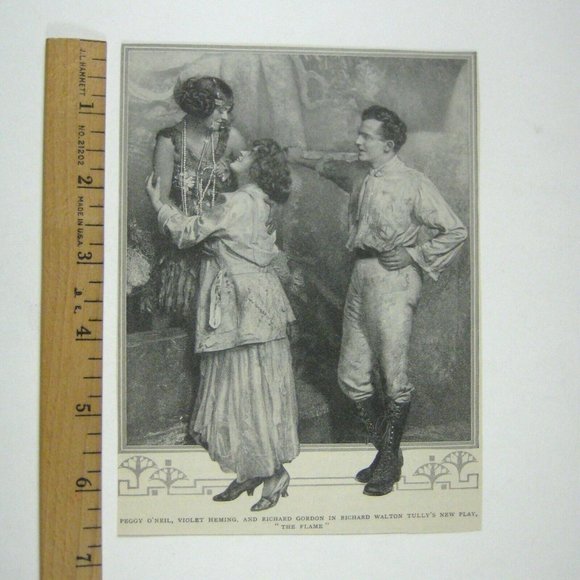 The Flame Program 1916 Peggy O'Neill Violet Heming Richard Gordon Tulley 44th - Picture 8 of 9